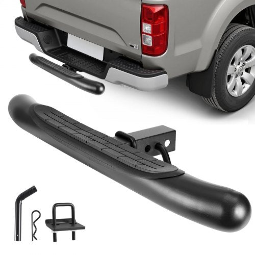 VEVOR Hitch Step for 2 Inch Receiver, Universal Rear Bumper Guard Protector with 350 LBS Load Capacity, Non-Slip Tow Hitch Step with Pin Kit and Stabilizer, Fit for Truck, SUV, Pickup, Trailer - CWTBGWGXCZK2M970G001V0 - view 2