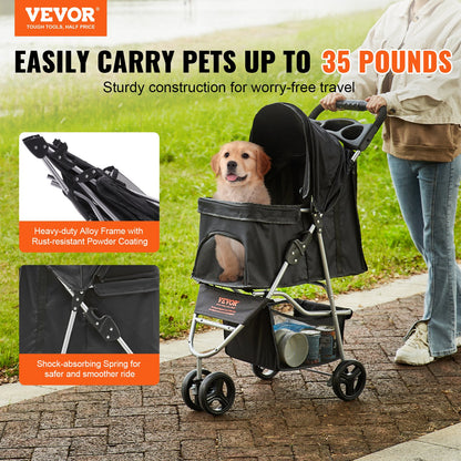 VEVOR Pet Stroller - Select Your Configuration - CWTCCGK3QSHDKKH24V0 - view 2
