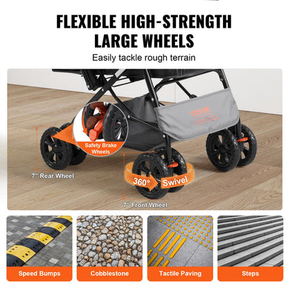 VEVOR Pet Stroller - Select Your Configuration - CWTCCGK4QSHSU0H92V0 - view 3