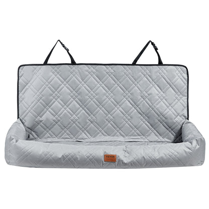 VEVOR Dog Car Seat, Waterproof Dog Booster Seat for Car, Pet Car Seat with Clip-On Safety Leash, PP Cotton Filling, Dog Car Bed for Medium & Large Dog up to 100 lbs, Gray - CWZGQCZYHSSF4IZF4V0 - view 10