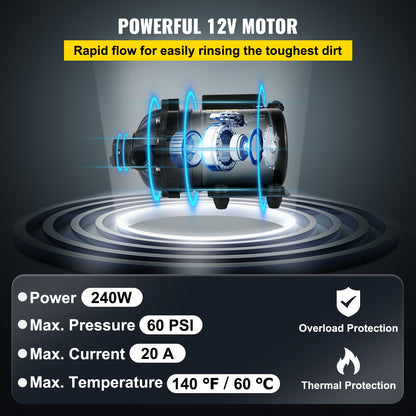 VEVOR 12 V Washdown Pumps - Select Your Configuration - CXBZLDYBD7GPM7VIMV9 - view 3