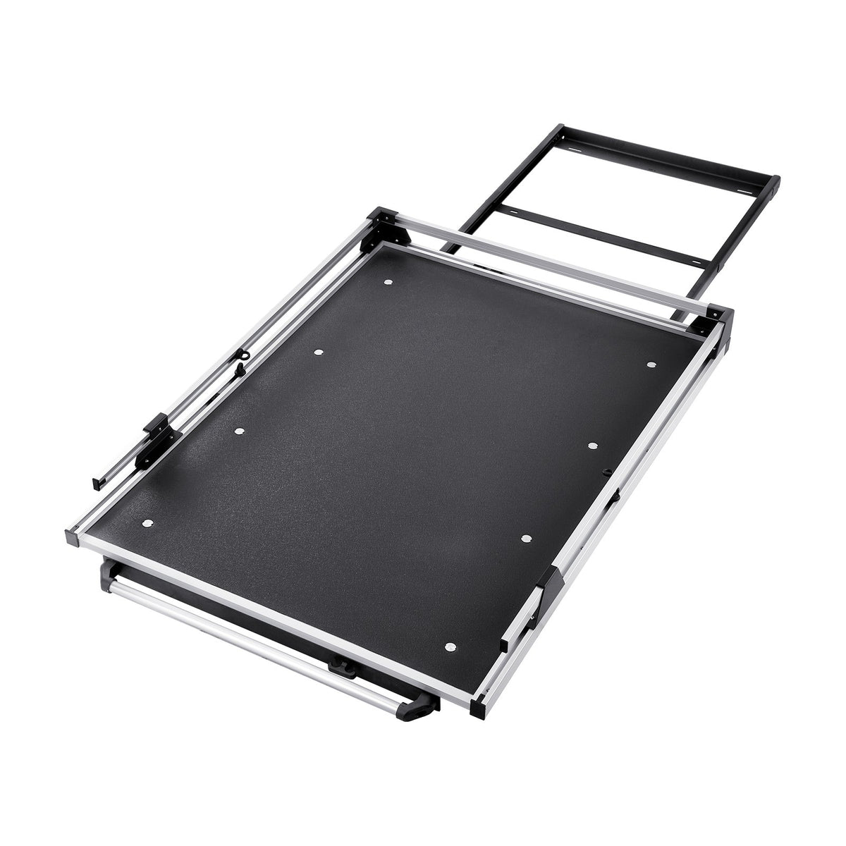 VEVOR Sliding Truck Bed Organizer, 78 x 48-Inch Heavy Duty Truck Bed Storage Drawer with 1000 lbs Capacity, Features 6 Movable Rings for Securing, 2-Postion Slide out Tray for Pickup Trucks, Black - CXHCSTP7848IJK4SSV0 - view 10