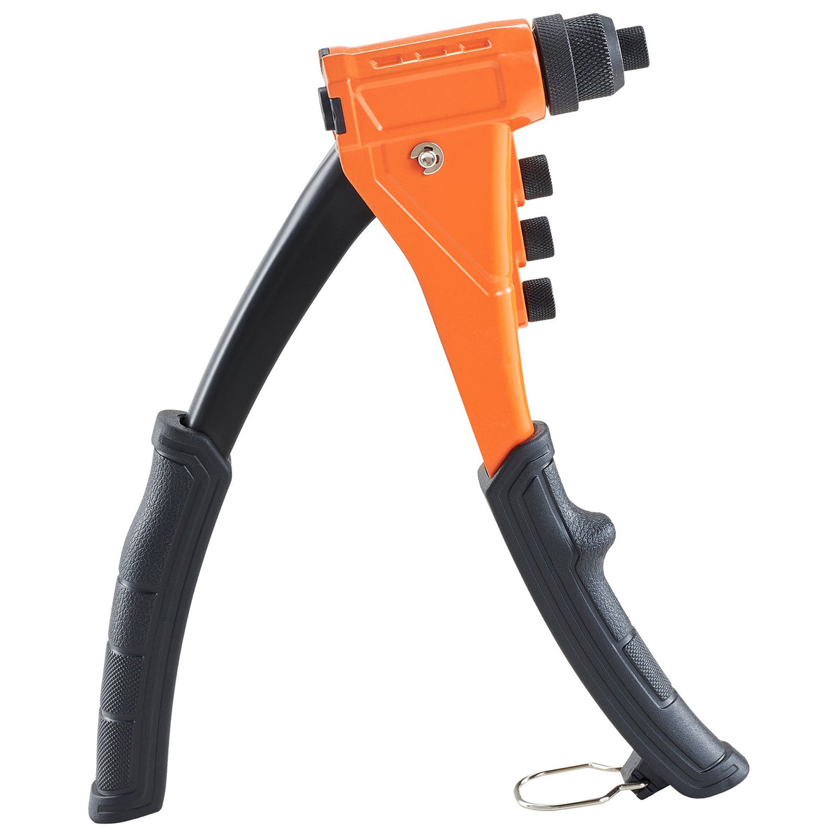 VEVOR Pop Rivet Gun Kit, with 200 Blind Rivets, Heavy Duty Single Hand Riveter with 4 Interchangeable Nosepieces, 4 Drill Bits, and a Carrying Case, Manual Riveting Tool for Metal, Automotive, Home - CXLMQZXDBS9I9P08D001V0 - view 10