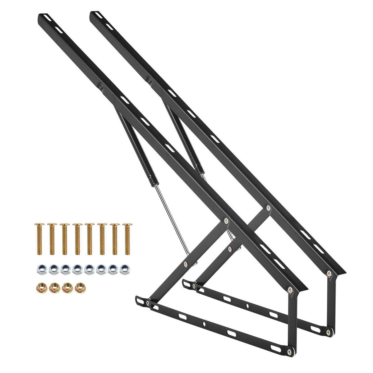 VEVOR Bed Lift, 59x71 in Compatible Bed Size 154 lbs Load Bearing, DIY Wall Bed Mechanical Hardware Kit Vertical Deluxe, Pneumatic Lever Heavy Duty Bed Support, Folding Wall Bed for Guestroom - CXSJQ1200MM6MX09VV0 - view 10