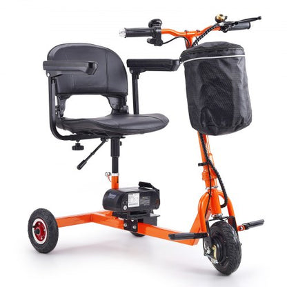 VEVOR Foldable 3 Wheel Mobility Scooter for Seniors, Portable Electric Powered Mobility Scooter with 12 Mile Long Range, All Terrain Travel Wheelchair with 48V Lithium-ion Battery, Max Support 330LBS - CXZDZXC3L9KMUIOZTV5 - view 2