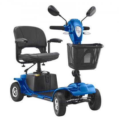 VEVOR Heavy-Duty 4 Wheel Mobility Scooter for Adults & Seniors - Folding Electric Powered Mobility Scooter & 12 Mile Long Range, Travel Scooter with 9° Climbing Capacity, 265lb Capacity - CXZDZXC4L25KEBY5AV5 - view 2