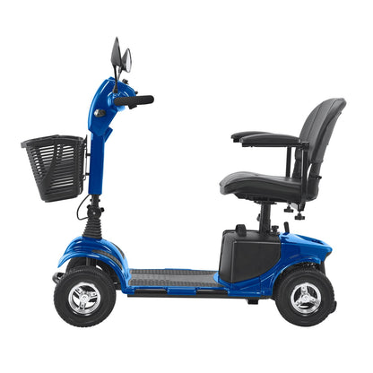 VEVOR Heavy-Duty 4 Wheel Mobility Scooter for Adults & Seniors - Folding Electric Powered Mobility Scooter & 12 Mile Long Range, Travel Scooter with 9° Climbing Capacity, 265lb Capacity - CXZDZXC4L25KEBY5AV5 - view 10