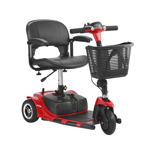 VEVOR 3 Wheel Folding Mobility Scooter for Adults & Seniors, Heavy-Duty Electric Powered Mobility Scooter & 12 Mile Long Range, All Terrain Travel Wheelchair with 9° Climbing Capacity, 265lb Capacity - CXZDZXCHS3L2EEAFHV5 - view 2
