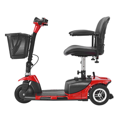 VEVOR 3 Wheel Folding Mobility Scooter for Adults & Seniors, Heavy-Duty Electric Powered Mobility Scooter & 12 Mile Long Range, All Terrain Travel Wheelchair with 9° Climbing Capacity, 265lb Capacity - CXZDZXCHS3L2EEAFHV5 - view 10