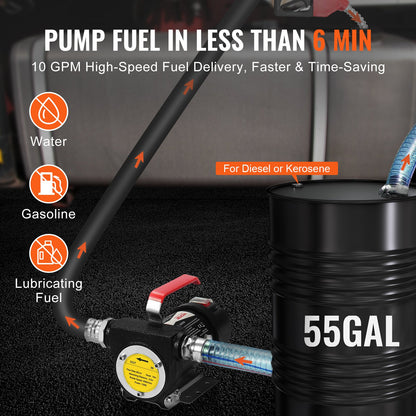 VEVOR DC Fuel Transfer Pumps - Select Your Configuration - CYBMG10GPM147B515V9 - view 3