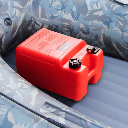 VEVOR Marine Tank, 6.34-Gallon/24-L Marine Portable Tank Outboard Marine Boat Transfer Tank with 9.8ft Hose, Gauge for Outboard Engine Boats, Yacht, Fishing Boat, Deck Boat, Red - CYCYXLS6GAL0N38MBV0 - view 9