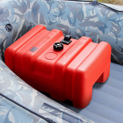 VEVOR Portable Fuel Tank, 12 Gallon/55L, Plastic Outboard Marine Tank with Hose, Easy to Carry for Yacht, Fishing, Deck Boats, Red - CYCYXWS12GAL1MPLHV0 - view 9