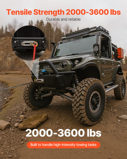 VEVOR Winch Mount, Winch Capacity of 907-1633 kg, Trailer Hitch Winch Mount for Select Polaris Ranger Models (2010-2021), 3 Mounting Hole Design, Powder Coated Steel, Fit for Muddy Road Rescue - CYJPAZZJPOLATO4WX001V0 - view 4