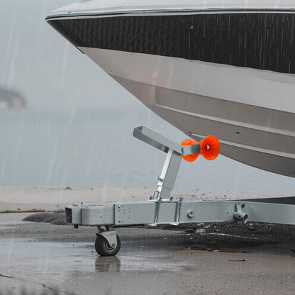 VEVOR Boat Trailer Winch Stand with Roller, Adjustable Height 14.3-21.6 Inches, Boat Winch Mount with U-Bolts for 2-3 Inches W x 3-4 Inches H Trailer Tongue, Fit for Jet Ski, Sailboat, Speedboat - CYJPZJZZJ00032G30001V0 - view 9