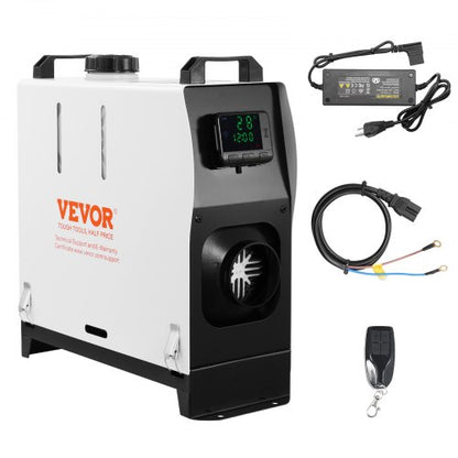 VEVOR 5-8KW Diesel Heater, Diesel Air Heater All in One with Remote Control and LCD Screen, Fast Heating Low Noise, Portable Diesel Heater for Truck Van RV Trailer Camper - CYJRQL110V8KW94VSV1 - view 2