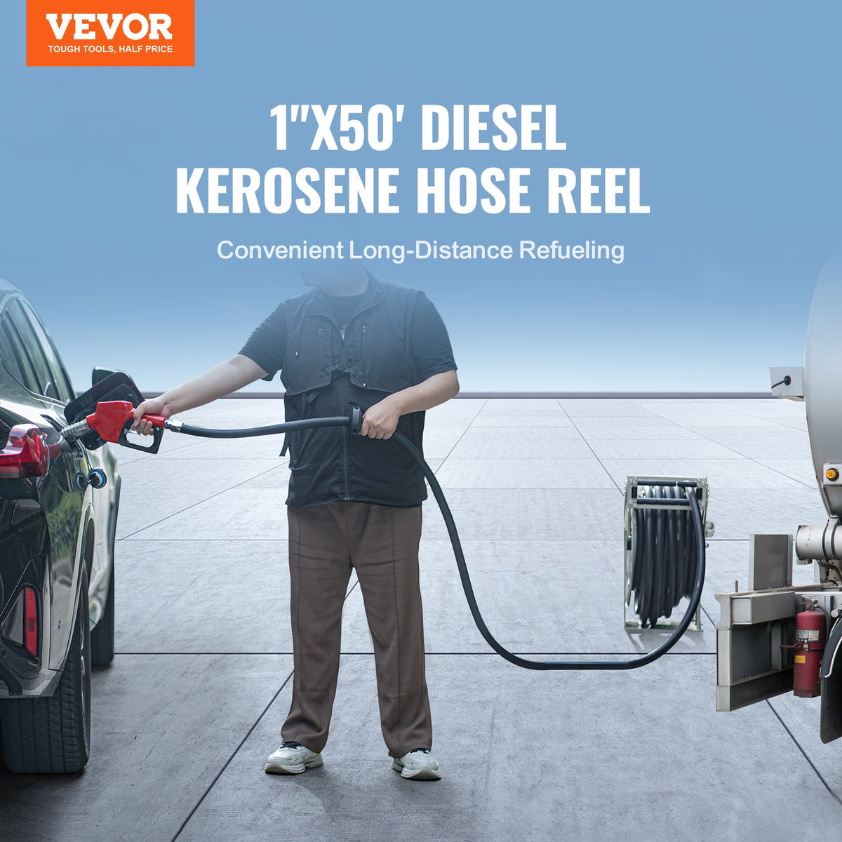 VEVOR Fuel Hose Reels - Select Your Configuration - CYRGJP50FT1IL07HKV0 - view 2