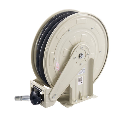 VEVOR Oil Hose Reel, 1/2 inch x 50 ft Retractable, Spring Driven Auto Swivel Rewind, Max 3625 PSI, Heavy-Duty Carbon Steel Construction with Steel Wire Braided Hose, for Engine / Gear / Hydraulic Oil - CYRGJPDDK50F8JNYY001V0 - view 10