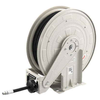 VEVOR Grease Hose Reel, 1/4 in x 50 ft Retractable, Spring Driven Auto Swivel Rewind, Max 10152 PSI, Heavy-Duty Carbon Steel Construction with Steel Wire Braided Hose, for Lube, Grease, Hydraulic Oil - CYRGJPDDK50FT5TZF001V0 - view 10