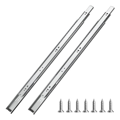 VEVOR Drawer Slides, 24 inch, 10 Pairs Full Extension Ball Bearing Cabinet Rails, 100 LB Load Capacity Heavy Duty Side Mount Dresser Drawer Slides, Drawer Track Runners for Kitchen DIY Replacement - CZCJCTDG100LMGUA0V0 - view 1