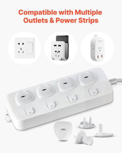 VEVOR Outlet Covers, 70 Pack, Plug Covers for Electrical Outlets, Secure Electric Socket Protector Caps with Shock Prevention, Easy Installation, Insulated ABS