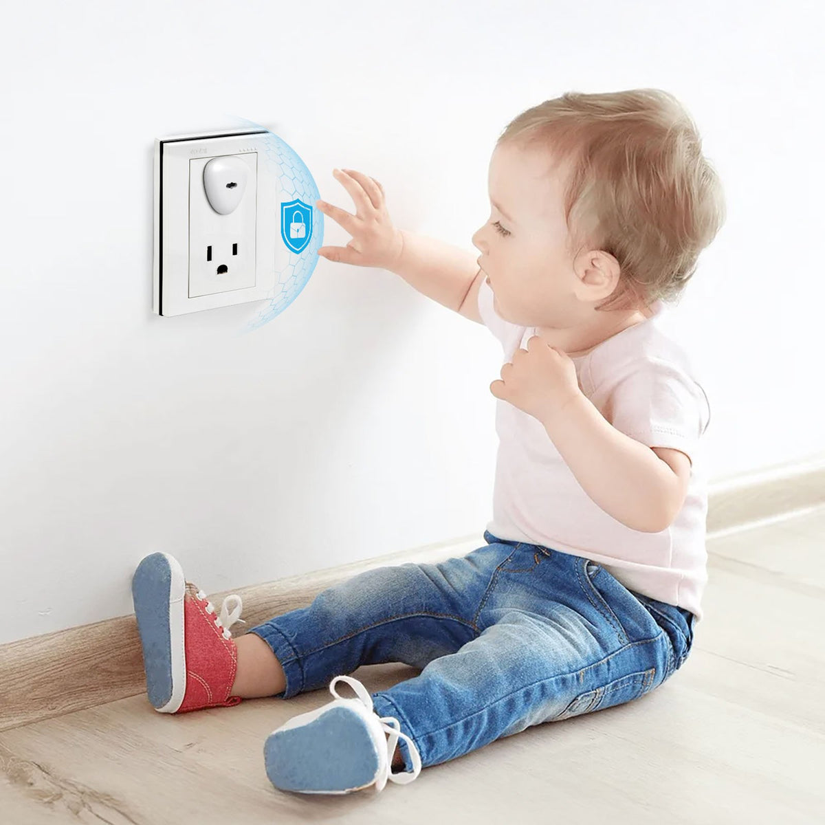 VEVOR Outlet Covers, 70 Pack, Plug Covers for Electrical Outlets, Secure Electric Socket Protector Caps with Shock Prevention, Easy Installation, Insulated ABS