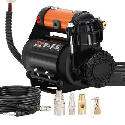 VEVOR Onboard Air Compressor Kit, 150PSI Offroad Air Compressor, Portable Tire Inflator Heavy Duty 3.5CFM Air Pump for Jeep SUV 4x4 Vehicle, Compatibility with Air tools, Air - CZKQYSJZLDYBDHPZBV9 - view 1