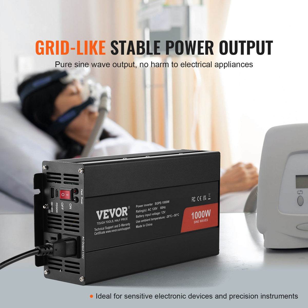 VEVOR Power Inverters - Select Your Configuration - CZXNBQ1000WCYX1HDV1 - view 3