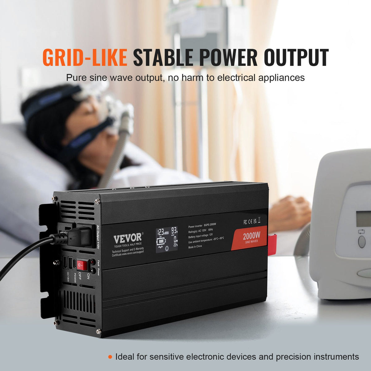 VEVOR Power Inverters - Select Your Configuration - CZXNBQ2000WCCZFLRV1 - view 3