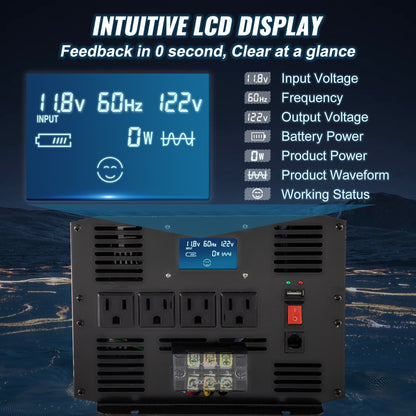 VEVOR Power Inverters - Select Your Configuration - CZXNBQDMKWKDD5F35V9 - view 3