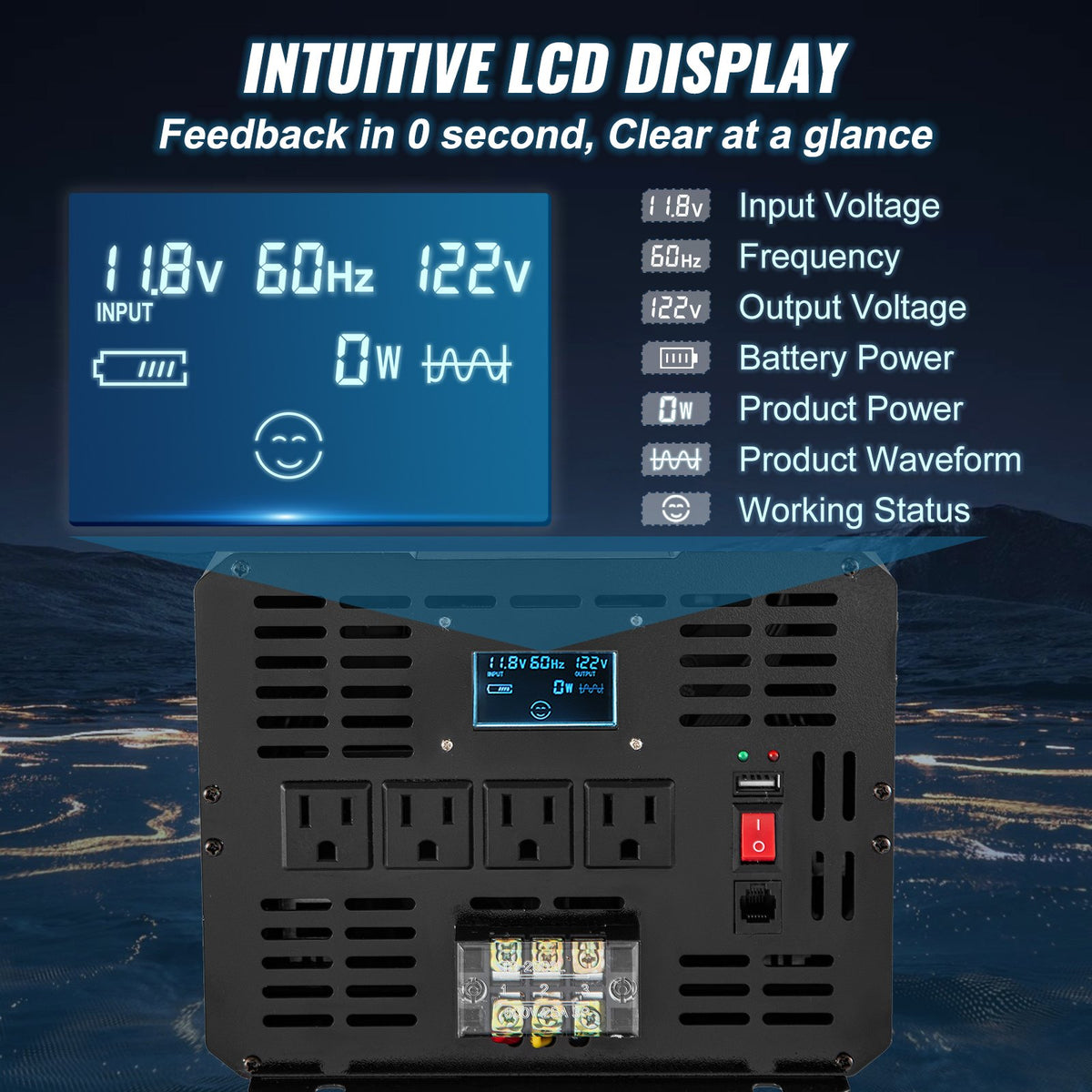 VEVOR Power Inverters - Select Your Configuration - CZXNBQDMKWKDDWIZZV9 - view 3