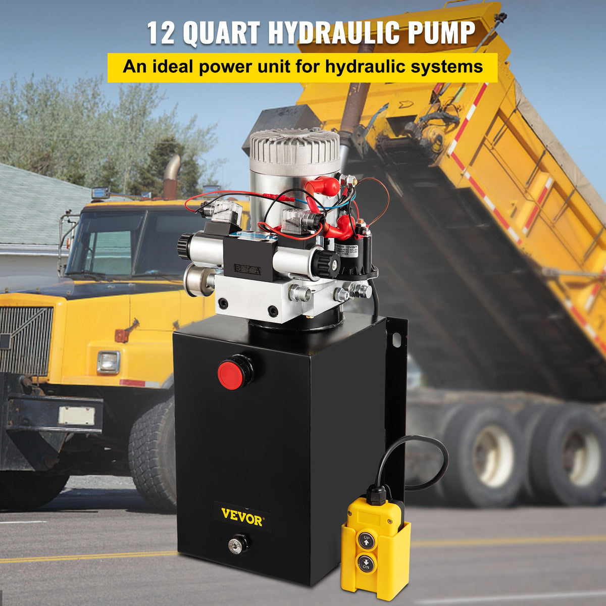 VEVOR Tank Hydraulic Pump - Select Your Configuration - CZYYB12KDDCDB0001M2 - view 2