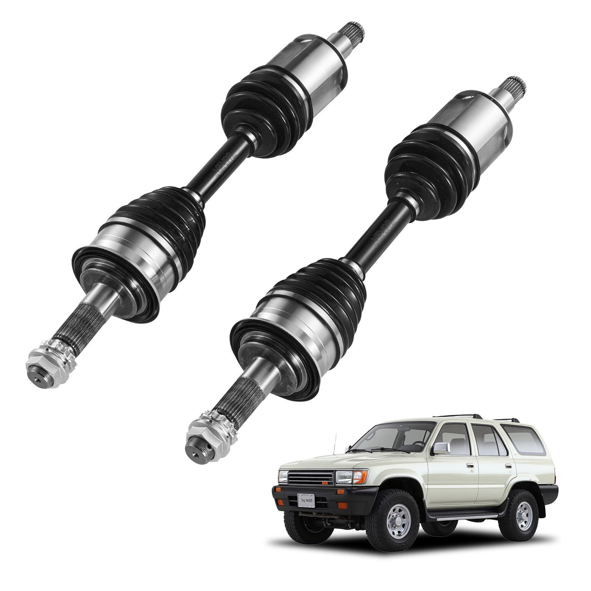 VEVOR CV Axle Shaft Assembly, 2 Pieces Front Left & Right (Driver and Passenger Side), Automotive Replacement CV Joint Axles Pair Compatible with 1996-2002 Toyota 4Runner, Alloy Steel & Carbon Steel - CZZCTZZH2GSMGKMLO001V0 - view 1