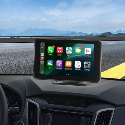 VEVOR Wireless Car Stereo, 7-Inch HD Portable Radio Touch Screen Compatible with Apple CarPlay & Android Auto, CarPlay Screen with Backup Camera, Voice Control, Mirror Link, Bluetooth, GPS Navigation - CZZKP7INCHBDV1Y7K001V9 - view 9