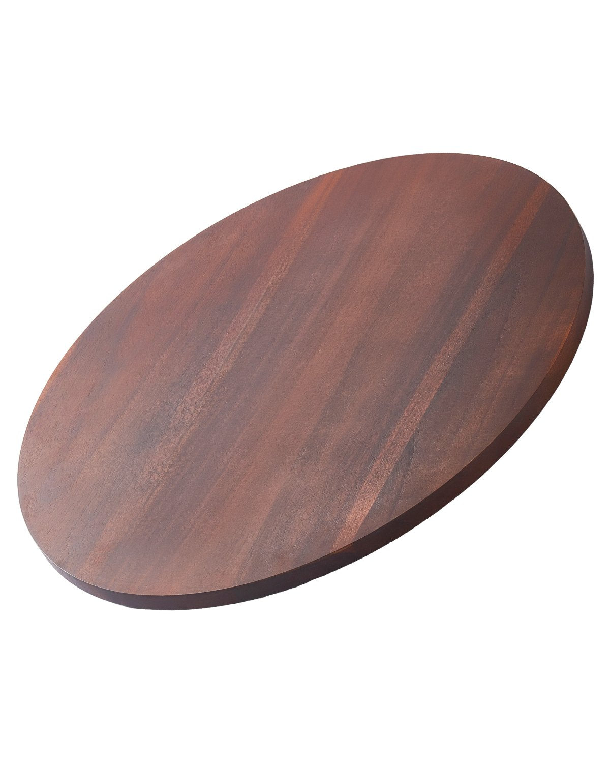 VEVOR 24 in Wood Lazy Susan Turntable, 360° Rotation Round Clear Tabletop Rotating Tray, Acacia Wood Dining Table Centerpiece, Smooth and Silent Spin, for Family Gatherings, Banquets and Weddings - CZZP24YCMZHTGZT37V0 - view 1