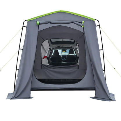 VEVOR Large SUV Tent for 5–9 Person, 10.6 x 8 FT All-Season SUV Tailgate Tent with Ventilated Door & Mesh Windows, PU3000mm Waterproof Dual-Use Car Rear Hatch Tents for Outdoor Camping Hiking - CZZPCHK1068FB74OI001V0 - view 10