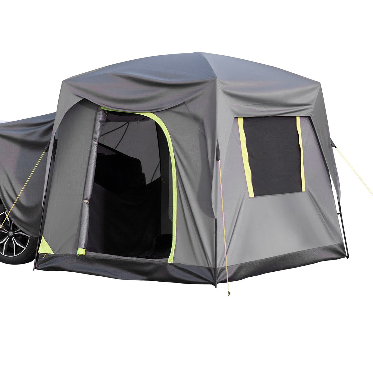 VEVOR SUV Tent for Camping, 10FT L x 8FT W, Waterproof PU2000mm Spacious Double Layer Design for 5-8 Person, SUV Camping Tent with Mesh Windows, Includes Rainfly & Storage Bag, for Outdoor Activities - CZZPCHK108FTS8UF8V0 - view 10