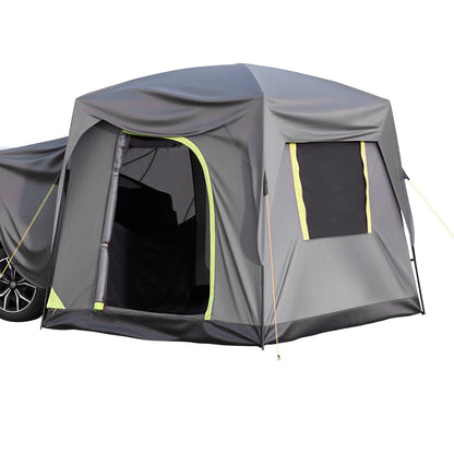 VEVOR SUV Tent for Camping, 10FT L x 8FT W, Waterproof PU2000mm Spacious Double Layer Design for 5-8 Person, SUV Camping Tent with Mesh Windows, Includes Rainfly & Storage Bag, for Outdoor Activities - CZZPCHK108FTS8UF8V0 - view 10