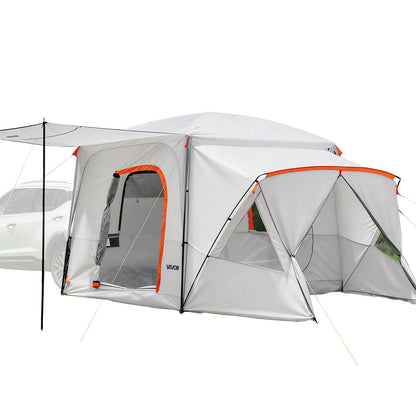 VEVOR SUV Camping Tent for 5-9 Person, 13 x 10 FT 3-Season SUV Tailgate Tent with Ventilated Windows, PU2000mm Waterproof Dual-Use Car Rear Hatch Tents for Outdoor Hiking Travels - CZZPCHK1310F0VE5E001V0 - view 1
