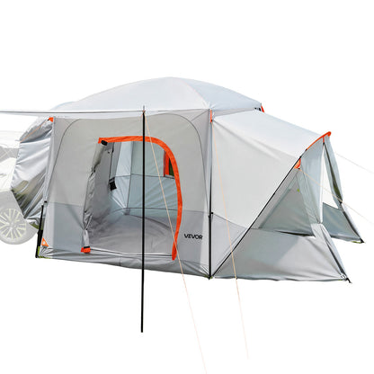 VEVOR SUV Camping Tent for 5-9 Person, 13 x 10 FT 3-Season SUV Tailgate Tent with Ventilated Windows, PU2000mm Waterproof Dual-Use Car Rear Hatch Tents for Outdoor Hiking Travels - CZZPCHK1310F0VE5E001V0 - view 10