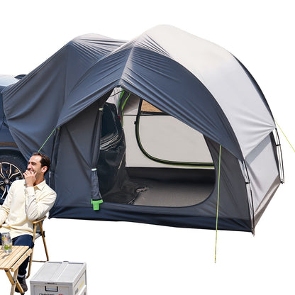 VEVOR SUV Tent for Camping, 8FT L x 8FT W, Waterproof PU2000mm Spacious Double Layer Design for 5-8 Person, SUV Camping Tent with Mesh Windows, Includes Rainfly & Storage Bag, for Outdoor Activities - CZZPCHK88FT03MD8MV0 - view 10