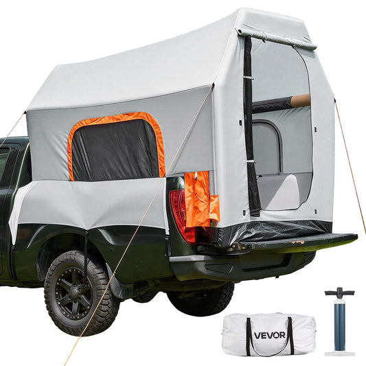 VEVOR Inflatable Pickup Truck Tent, 7.2 x 5.4 FT 3-Season Truck Bed Tent with Ventilated Mesh Windows, PU2000mm Waterproof Pickup Camping Tents for Outdoor Hiking Activities - Air Pump Included - CZZPCQKZXK55CEKD1001V0 - view 1