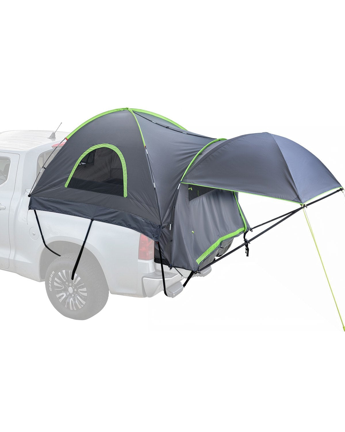 VEVOR Pickup Truck Tent, Fits 5.5-6.0 ft Truck Tents for Camping, Waterproof PU2000 mm 2-3 Person Sleeping Truck Bed Tent, Sturdy Truck Bed Camper Shell with Expandable Awning, Rainfly, Storage Bag - CZZPDZYPK556LIA4CV0 - view 1