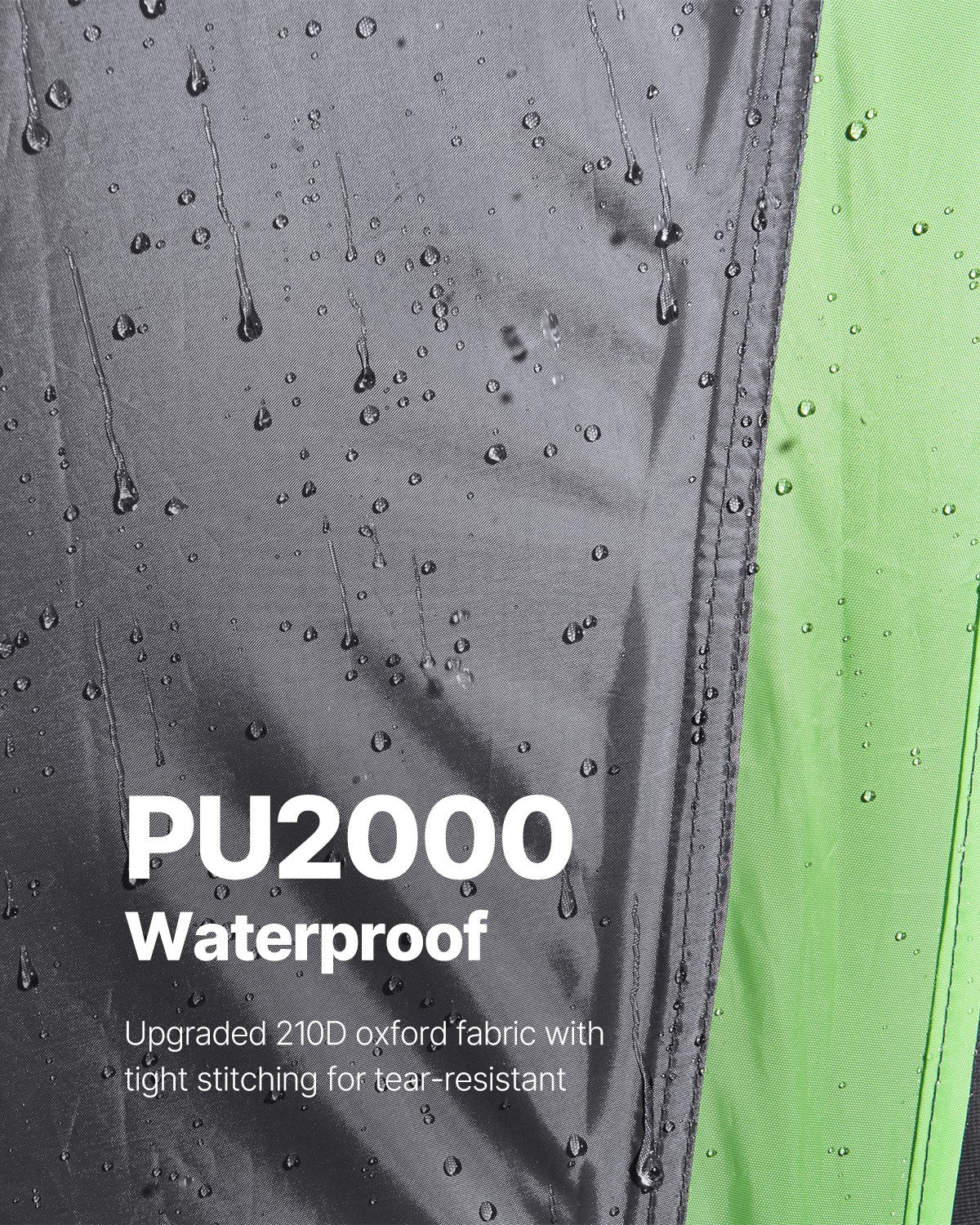 VEVOR Pickup Truck Tent, Fits 5.5-6.0 ft Truck Tents for Camping, Waterproof PU2000 mm 2-3 Person Sleeping Truck Bed Tent, Sturdy Truck Bed Camper Shell with Expandable Awning, Rainfly, Storage Bag - CZZPDZYPK556LIA4CV0 - view 6