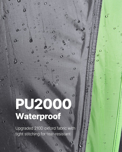 VEVOR Pickup Truck Tent, Fit 6.4-6.7 ft Truck Tents for Camping, Waterproof PU2000 2-3 Person Sleeping Truck Bed Tent with Double Layer Design Windows, Sturdy Truck Bed Camper Shell with Storage Bag - CZZPPTK6467FOZDKIV0 - view 6