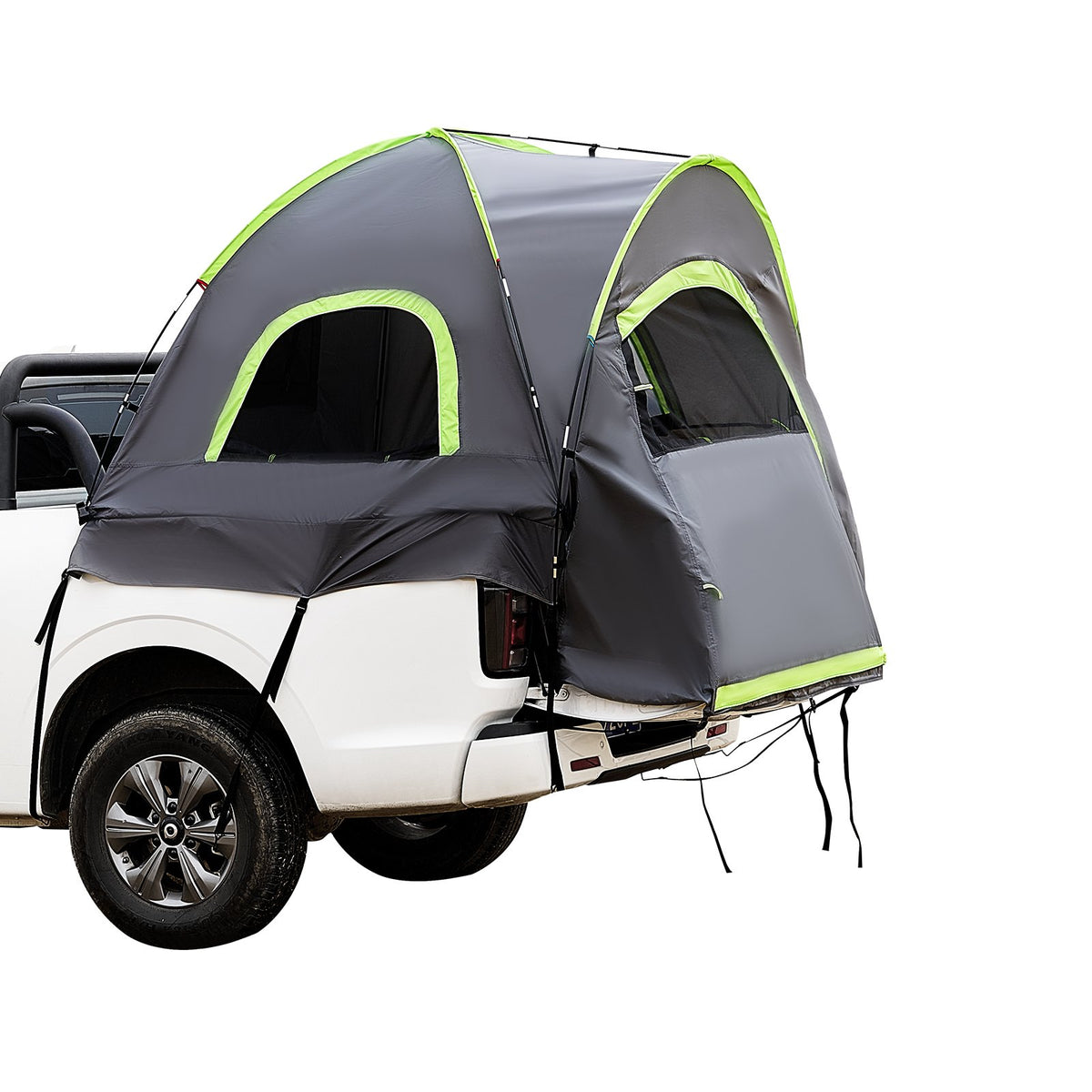 VEVOR Pickup Truck Tent, Fit 6.4-6.7 ft Truck Tents for Camping, Waterproof PU2000 2-3 Person Sleeping Truck Bed Tent with Double Layer Design Windows, Sturdy Truck Bed Camper Shell with Storage Bag - CZZPPTK6467FOZDKIV0 - view 10