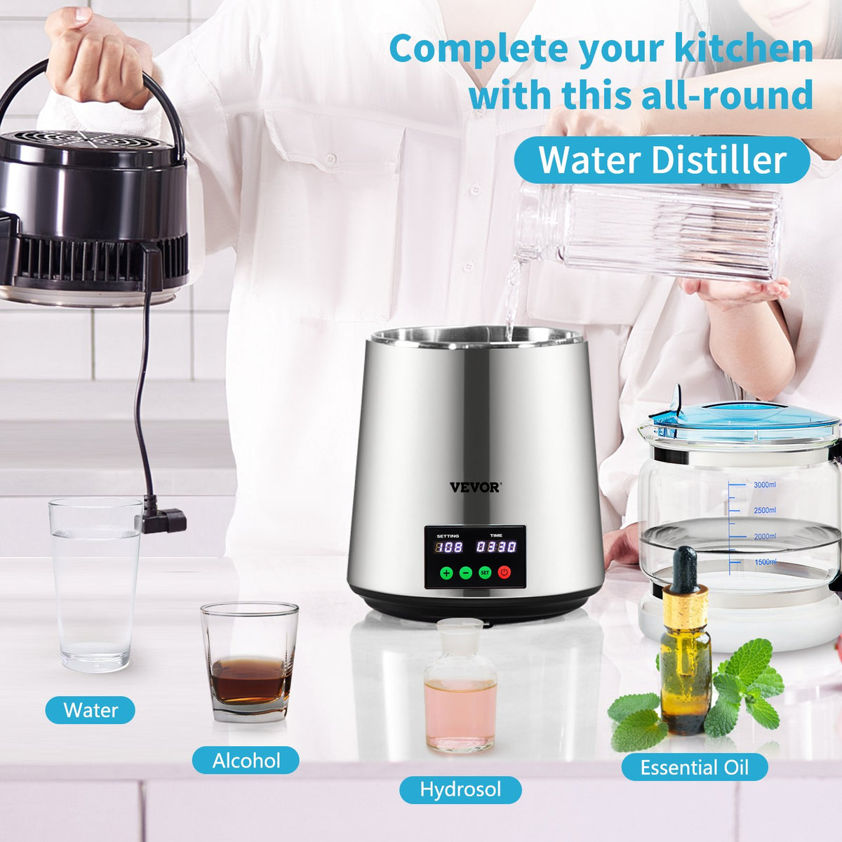 VEVOR Water Distiller - Select Your Configuration - D1LH1LH4L110VH647V1 - view 2