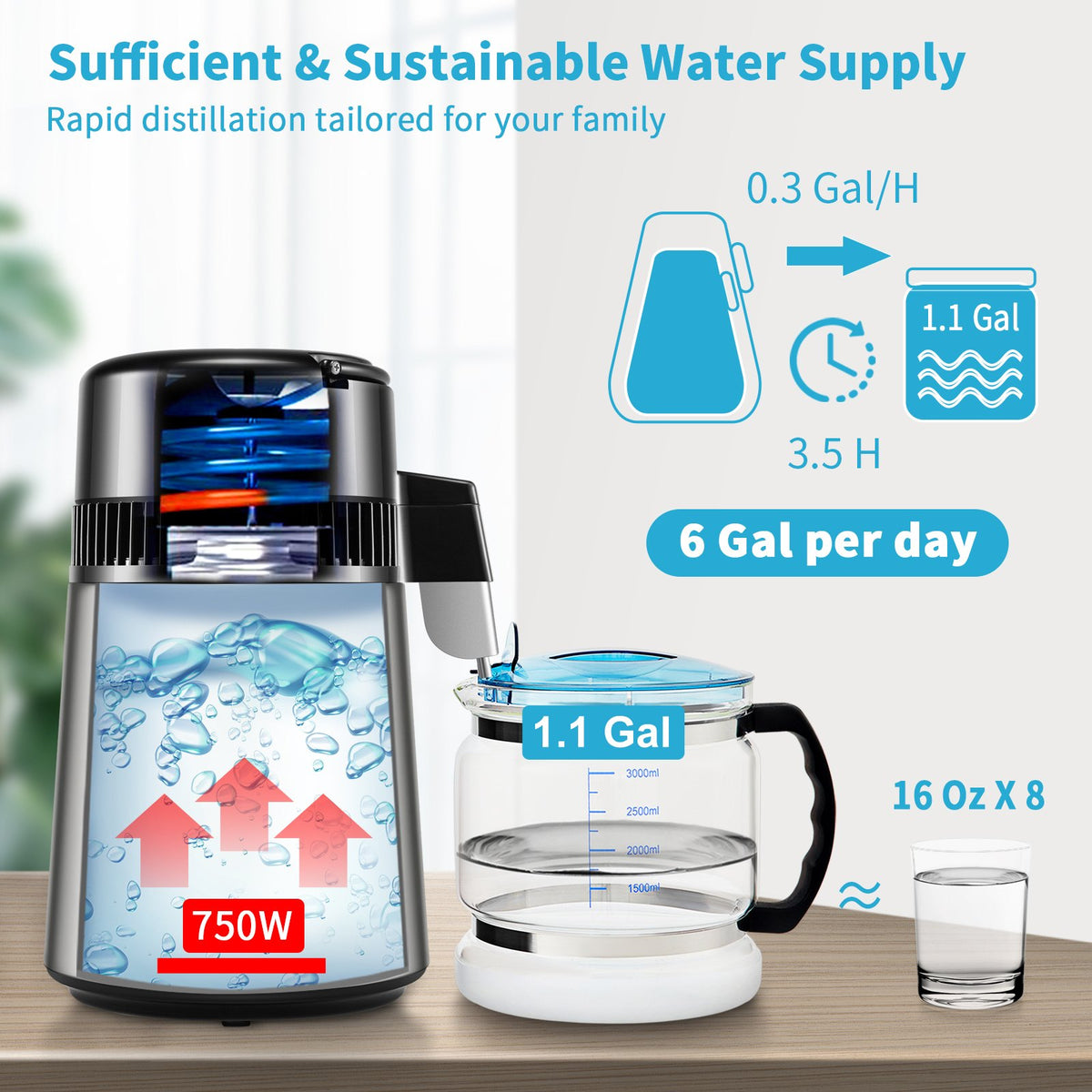 VEVOR Water Distiller - Select Your Configuration - D1LH1LH4L110VH647V1 - view 3