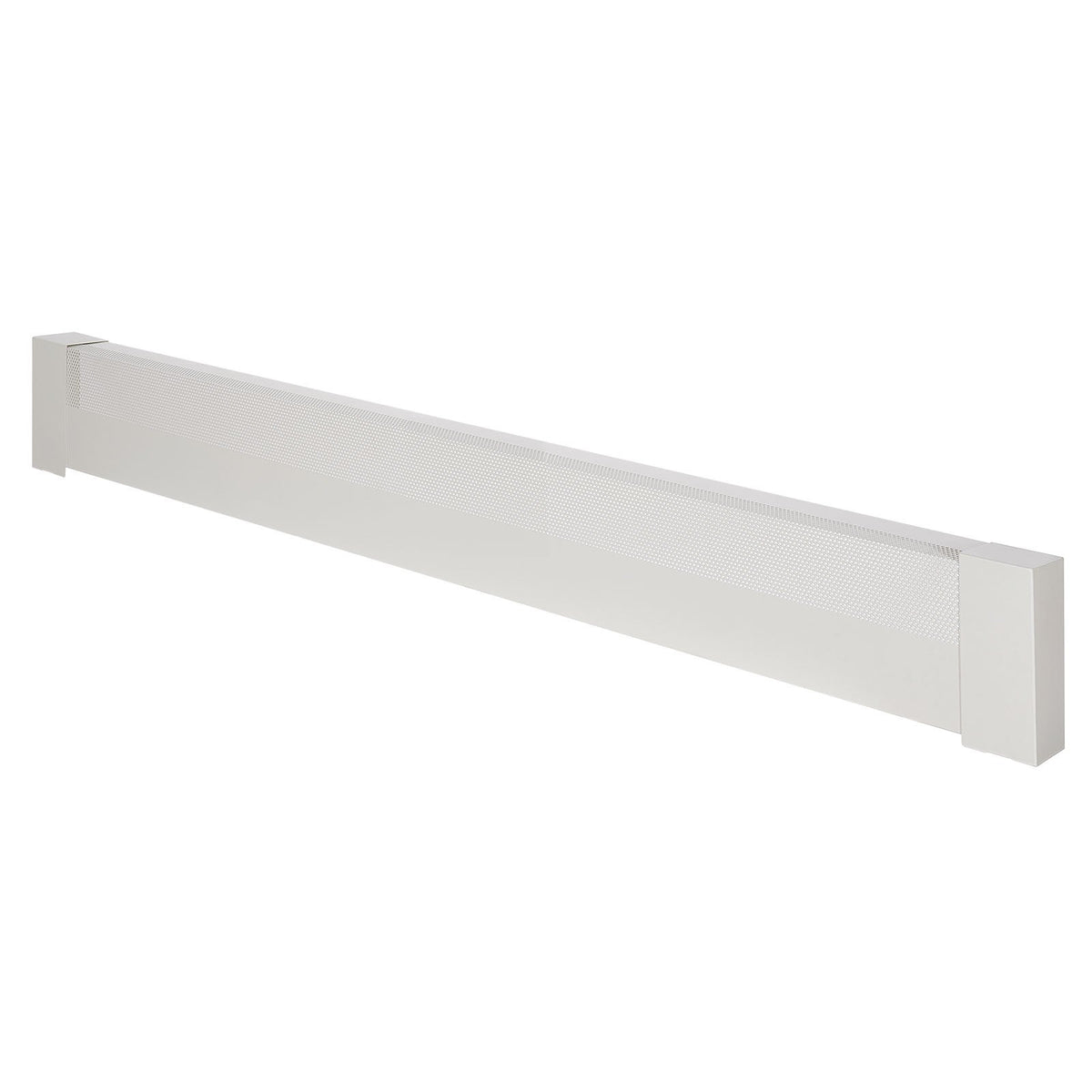 VEVOR Baseboard Heater Covers, Basic Series 5 ft Standard Electric Heating Unit Front Cover for Home Improvement, Heavy-duty Steel, Easy Installation for Bedroom Replacing Old Cover, White - DBJRQGTHJBAS5QVLW001V0 - view 10