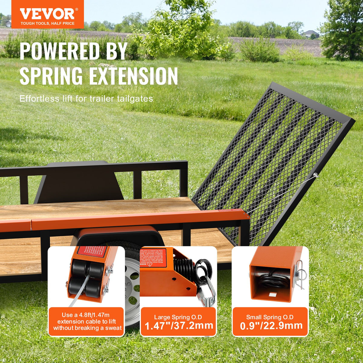 VEVOR Trailer Gate Lift Assist - Select Your Configuration - DBKCWMSJXTJS8FCVIV0 - view 2