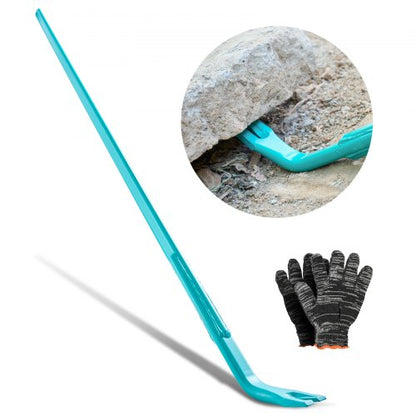 VEVOR Prylever Bar, 2000 lbs Weight Capacity, 52.5 Inch Heavy Duty Carbon Steel Handle Pry Lever Bar, 56 Inch Long Crowbar for Concrete, Demolition, Crowbaring, Ideal for Construction & Industrial Use - DBQGWCC56INCC9KHQ001V0 - view 2